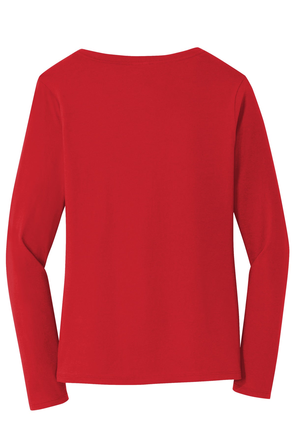 Port & Co Women's Long Sleeve Fan Favorite V-Neck Tee. LPC450VLS