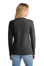 Port & Co Women's Long Sleeve Fan Favorite V-Neck Tee. LPC450VLS