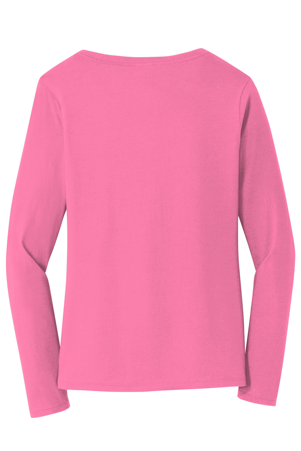 Port & Co Women's Long Sleeve Fan Favorite V-Neck Tee. LPC450VLS
