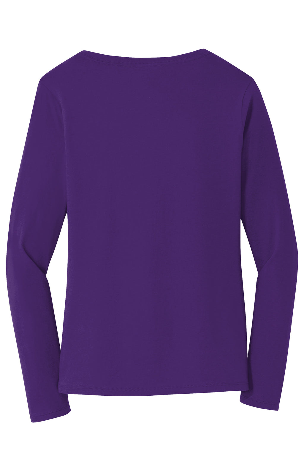 Port & Co Women's Long Sleeve Fan Favorite V-Neck Tee. LPC450VLS