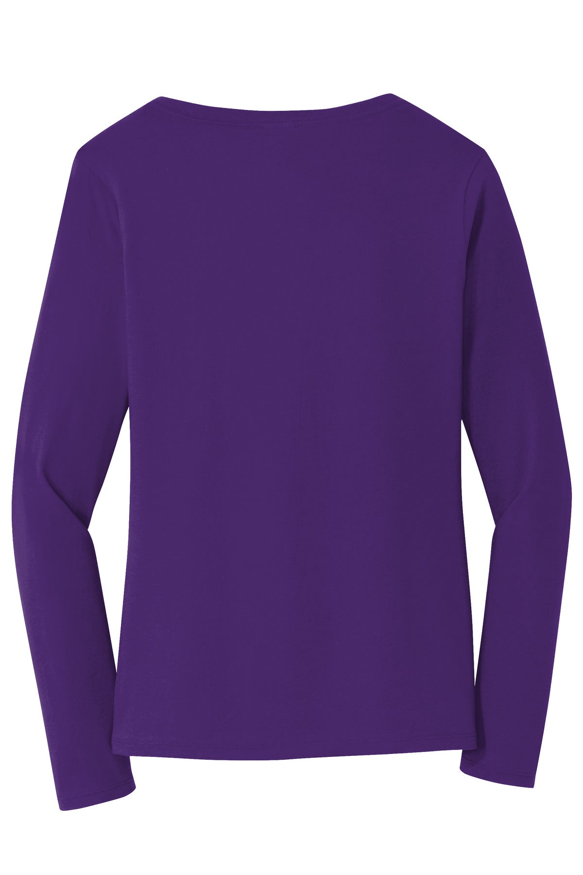 Port & Co Women's Long Sleeve Fan Favorite V-Neck Tee. LPC450VLS