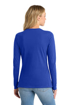 Port & Co Women's Long Sleeve Fan Favorite V-Neck Tee. LPC450VLS