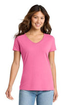 Port & Co Women's Fan Favorite V-Neck Tee. LPC450V