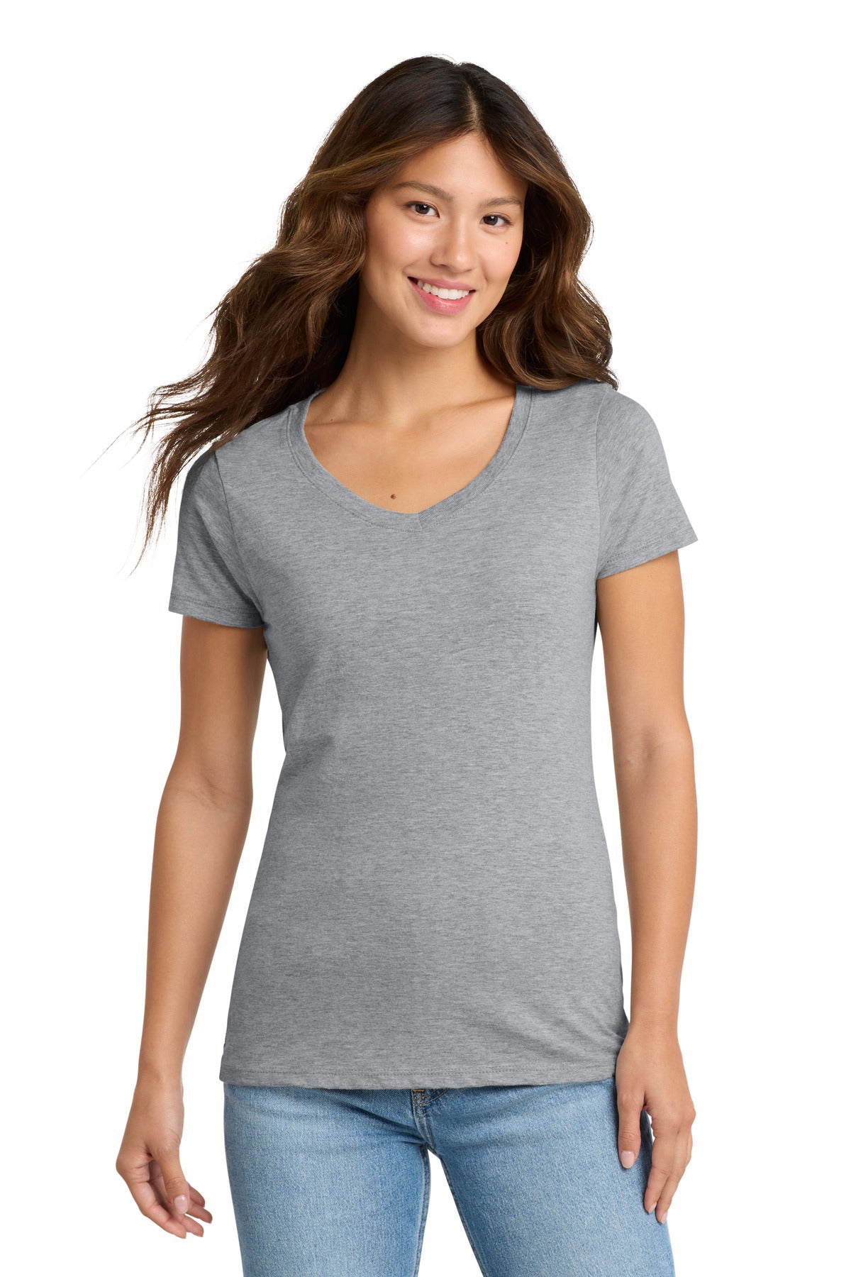 Port & Co Women's Fan Favorite V-Neck Tee. LPC450V