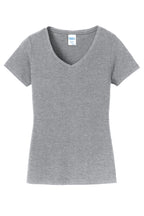 Port & Co Women's Fan Favorite V-Neck Tee. LPC450V