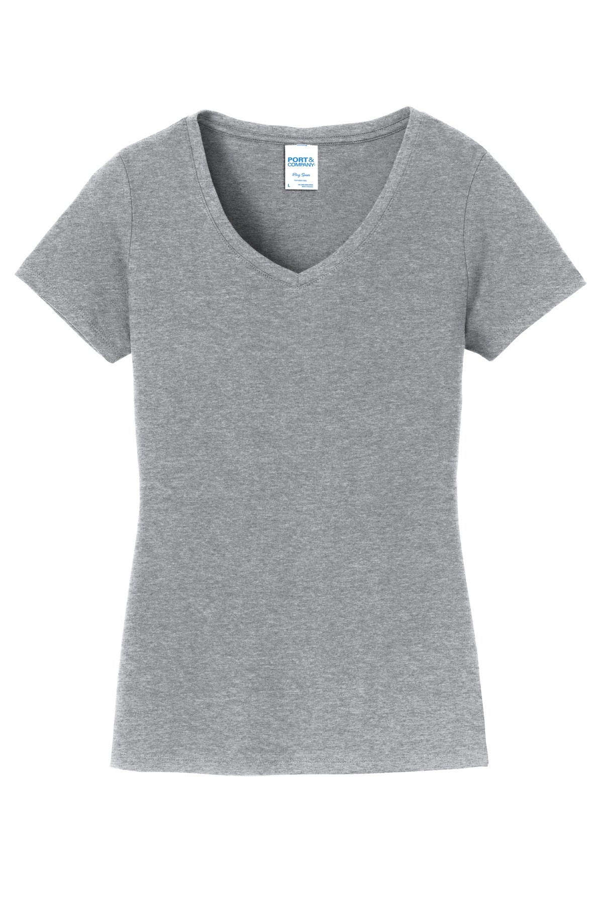 Port & Co Women's Fan Favorite V-Neck Tee. LPC450V