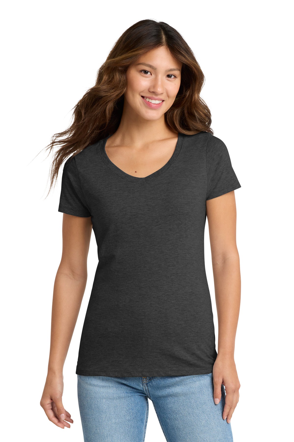 Port & Co Women's Fan Favorite V-Neck Tee. LPC450V