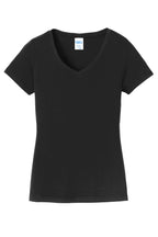Port & Co Women's Fan Favorite V-Neck Tee. LPC450V