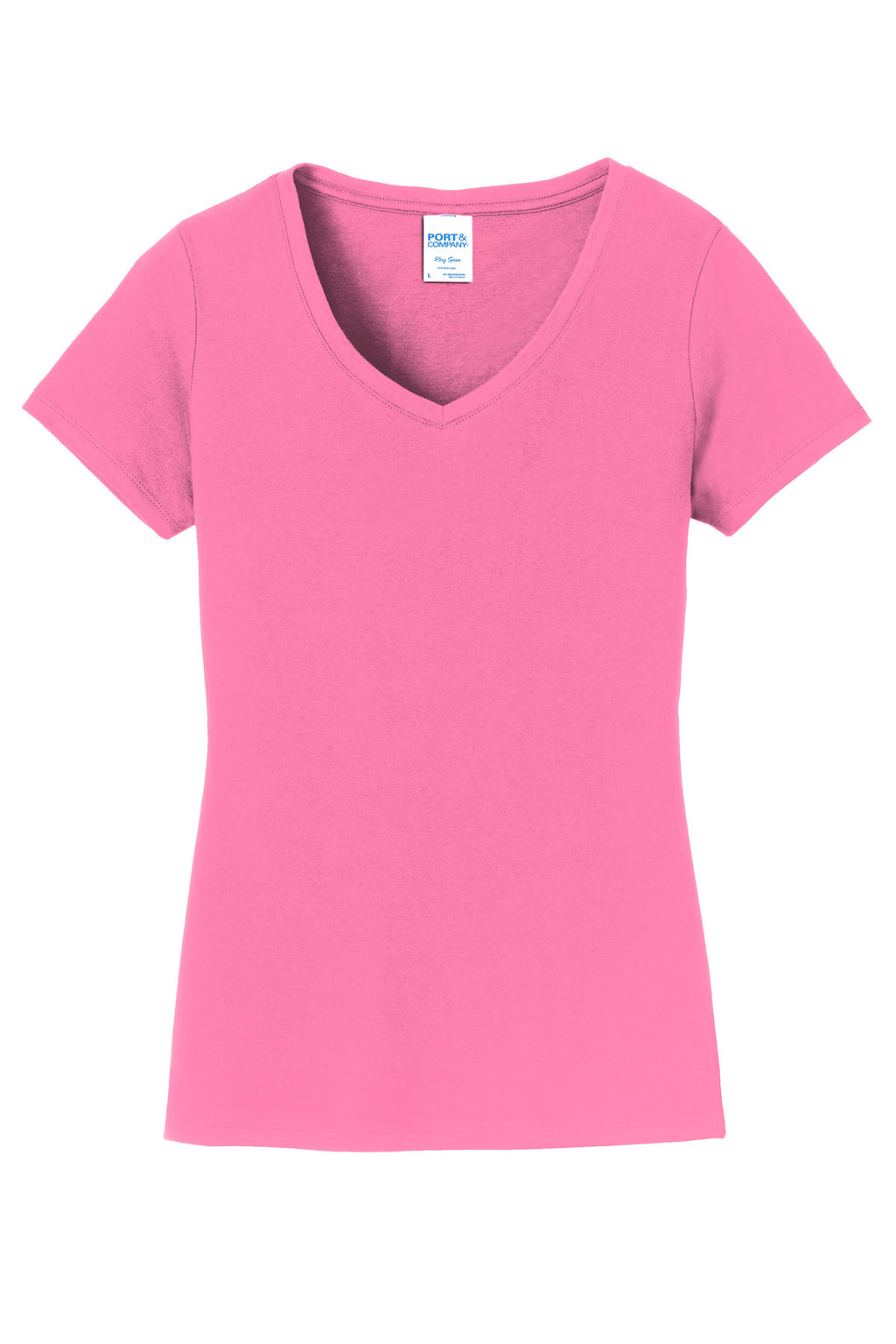 Port & Co Women's Fan Favorite V-Neck Tee. LPC450V