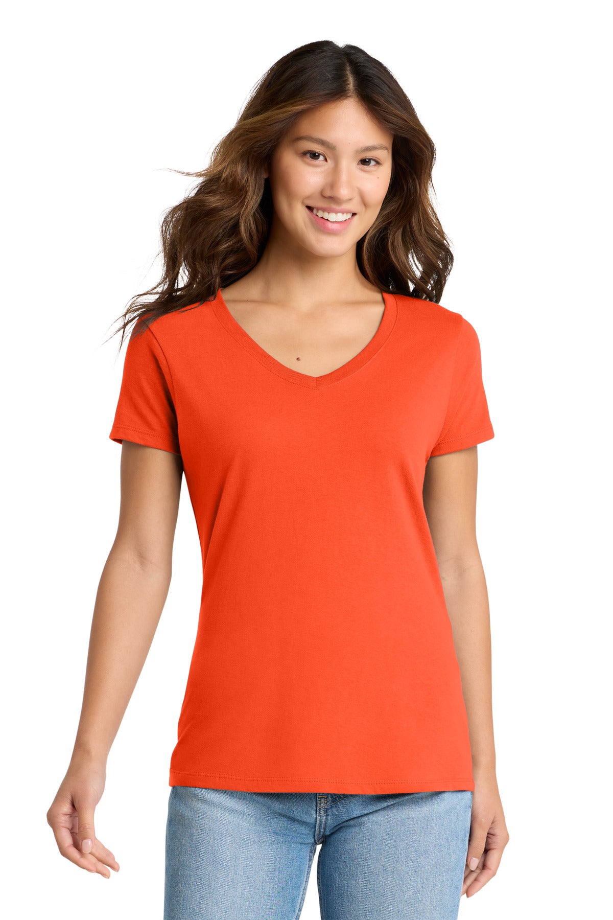 Port & Co Women's Fan Favorite V-Neck Tee. LPC450V