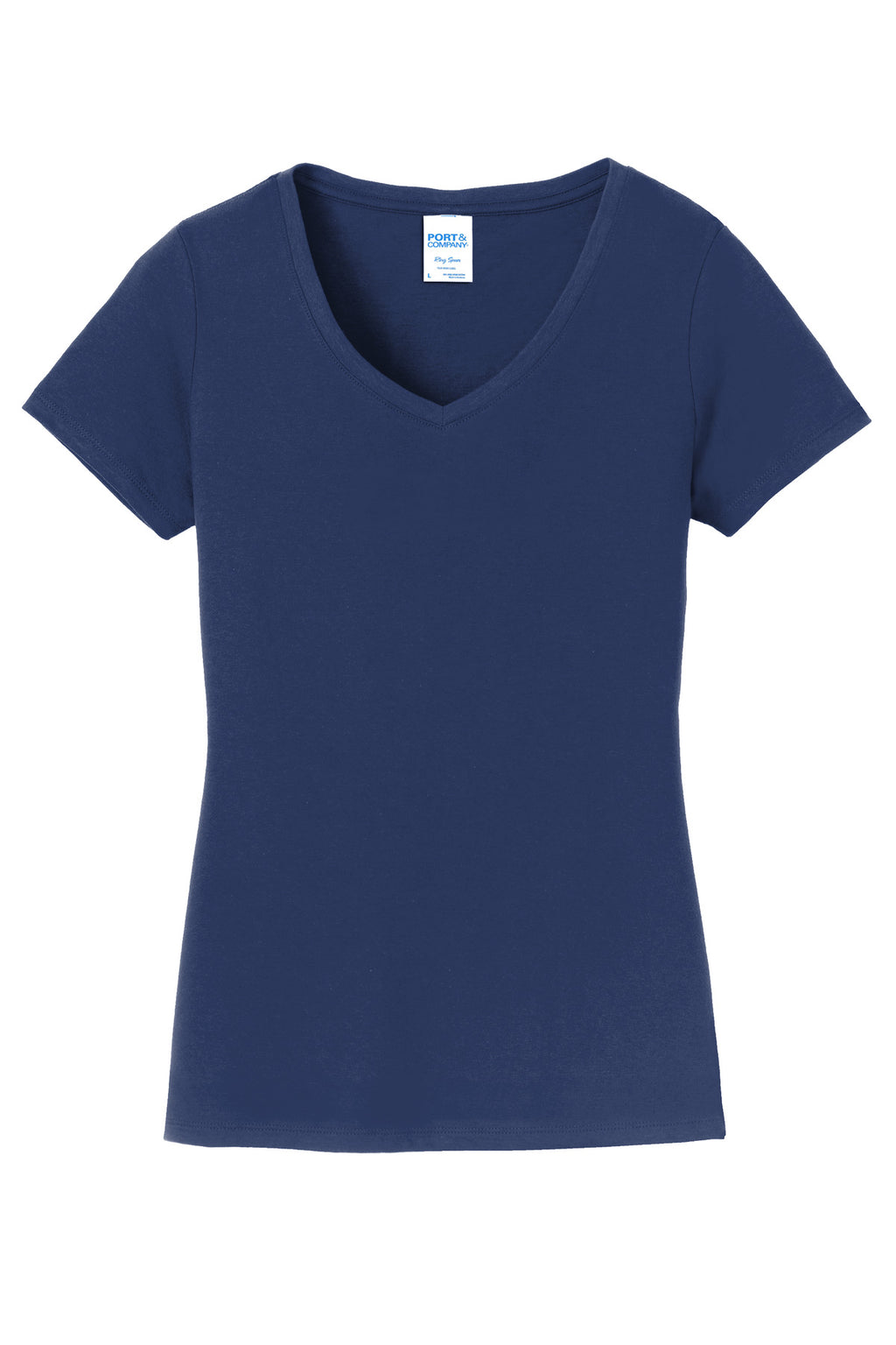 Port & Co Women's Fan Favorite V-Neck Tee. LPC450V
