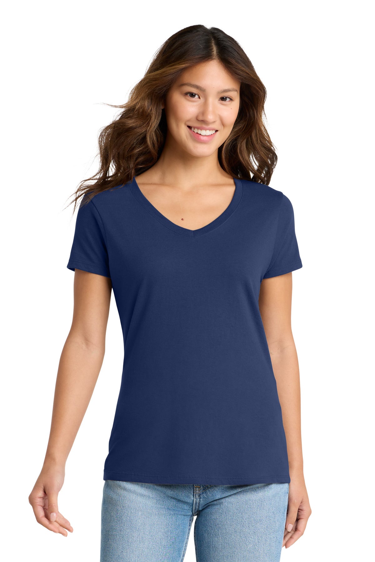 Port & Co Women's Fan Favorite V-Neck Tee. LPC450V