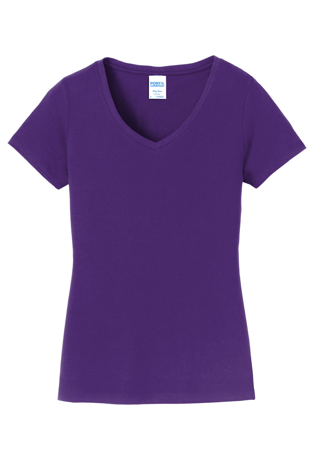 Port & Co Women's Fan Favorite V-Neck Tee. LPC450V