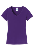 Port & Co Women's Fan Favorite V-Neck Tee. LPC450V