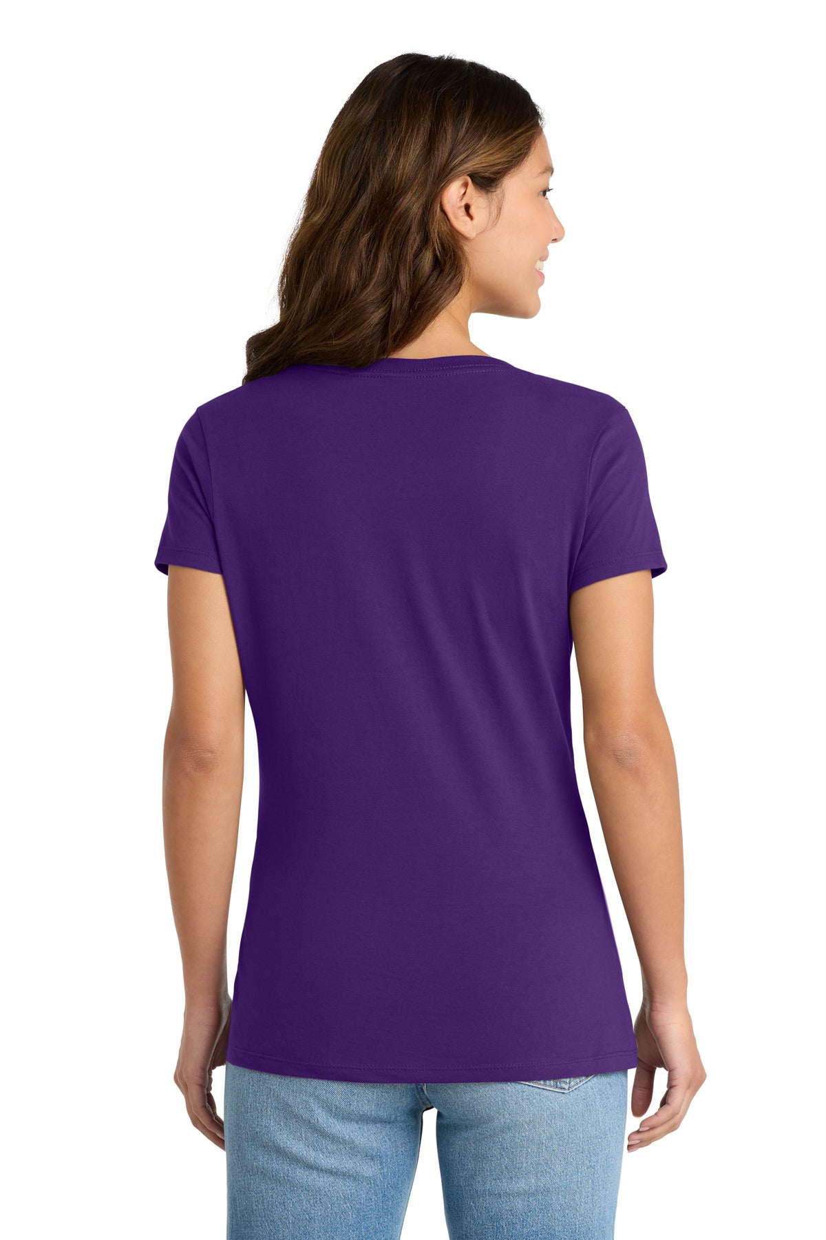 Port & Co Women's Fan Favorite V-Neck Tee. LPC450V