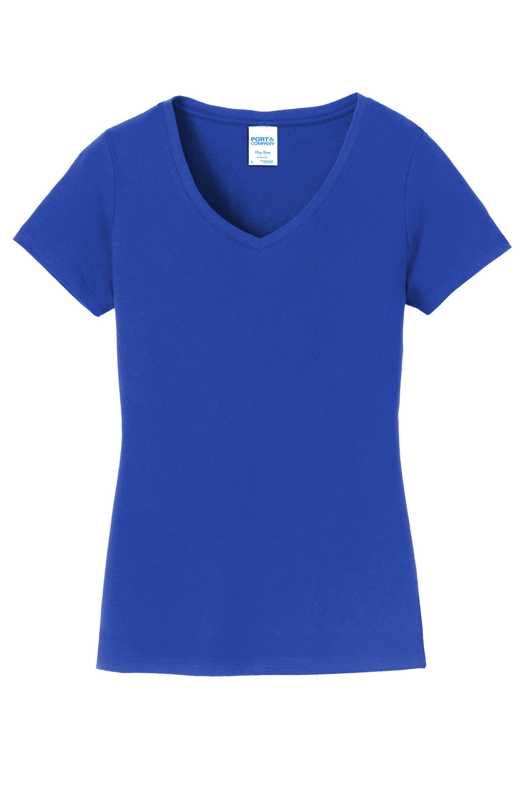 Port & Co Women's Fan Favorite V-Neck Tee. LPC450V