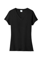 Port & Co Women's Fan Favorite Blend V-Neck Tee. LPC455V