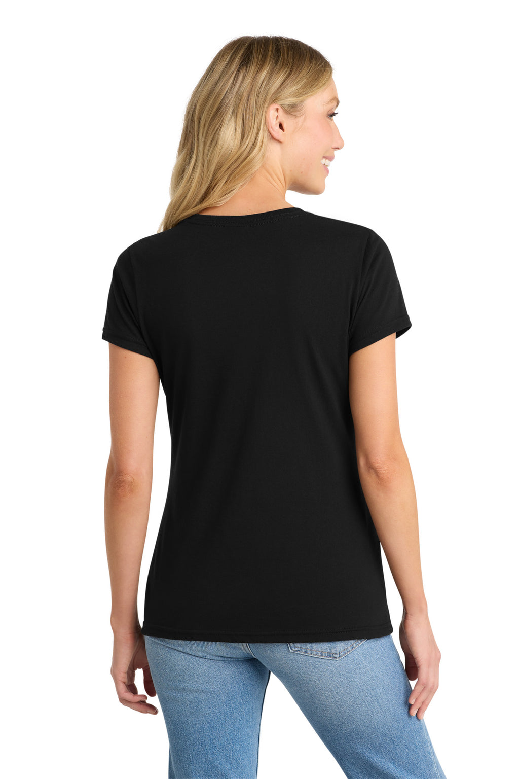 Port & Co Women's Fan Favorite Blend V-Neck Tee. LPC455V