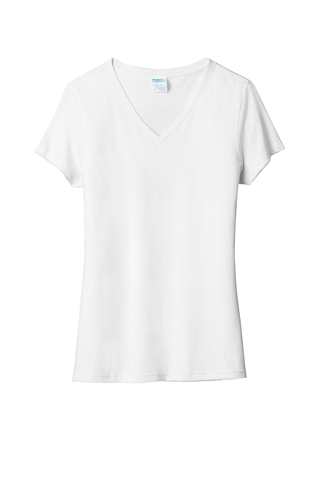 Port & Co Women's Fan Favorite Blend V-Neck Tee. LPC455V