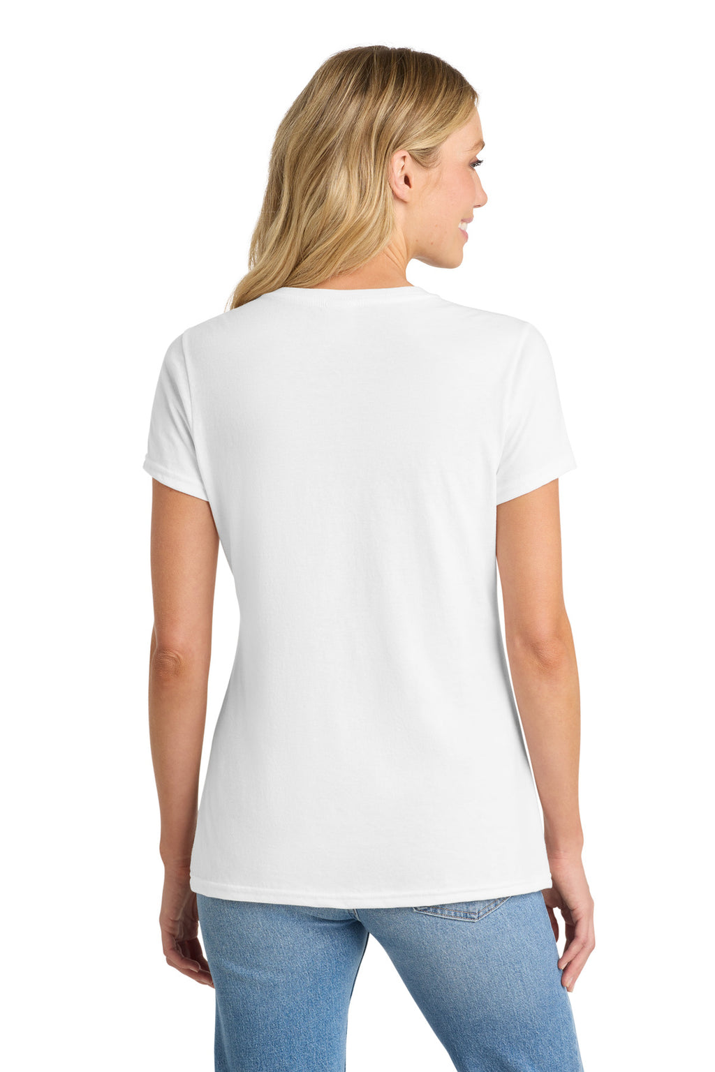 Port & Co Women's Fan Favorite Blend V-Neck Tee. LPC455V