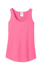 Port & Co Women's Core Cotton Tank Top.  LPC54TT