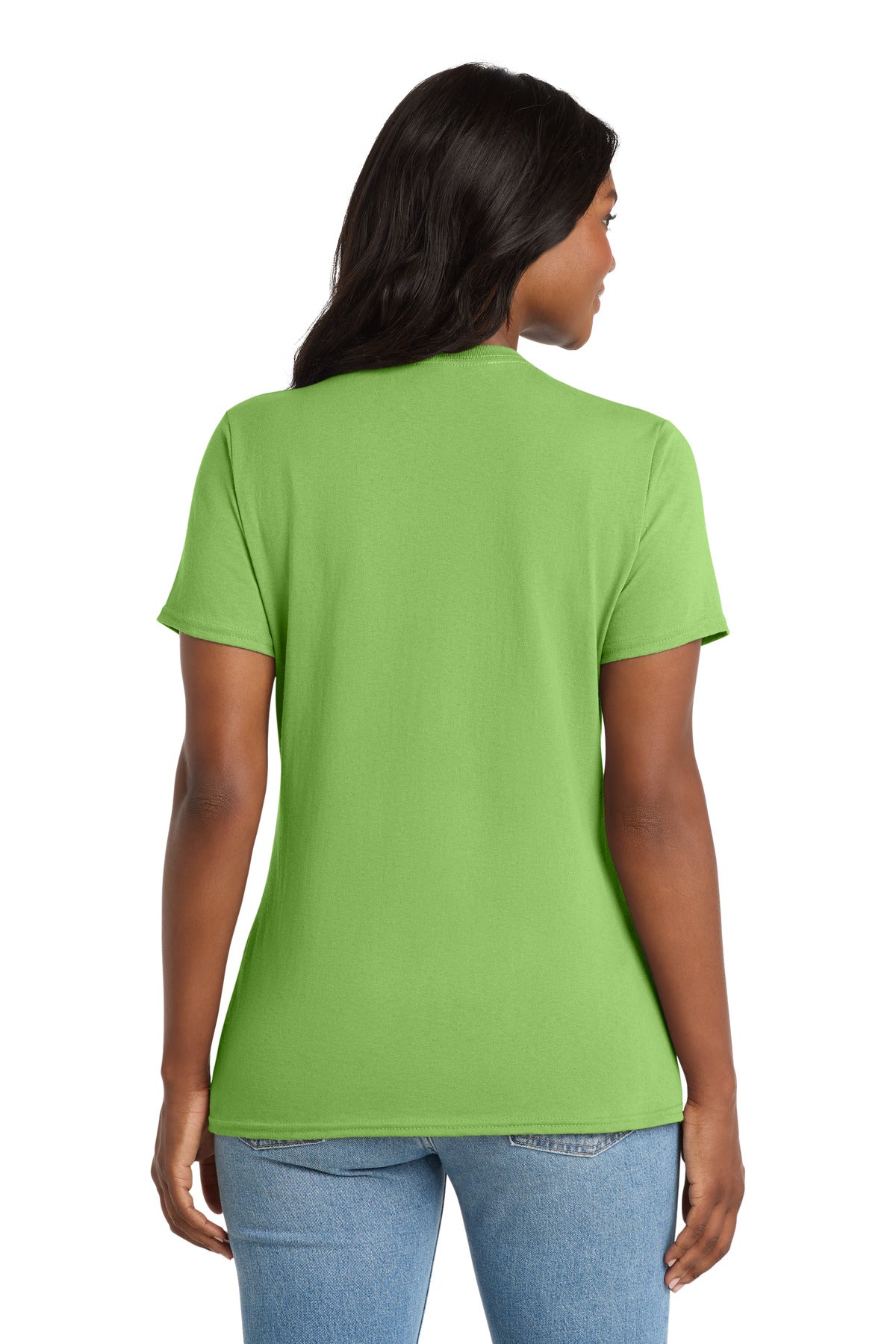 Port & Co Women's Core Cotton V-Neck Tee. LPC54V