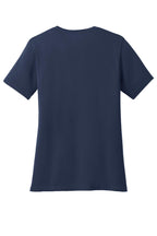 Port & Co Women's Core Cotton V-Neck Tee. LPC54V