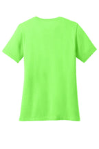Port & Co Women's Core Cotton V-Neck Tee. LPC54V