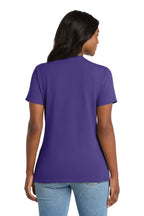 Port & Co Women's Core Cotton V-Neck Tee. LPC54V