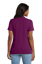 Port & Co Women's Core Cotton V-Neck Tee. LPC54V