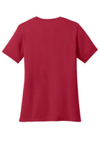 Port & Co Women's Core Cotton V-Neck Tee. LPC54V