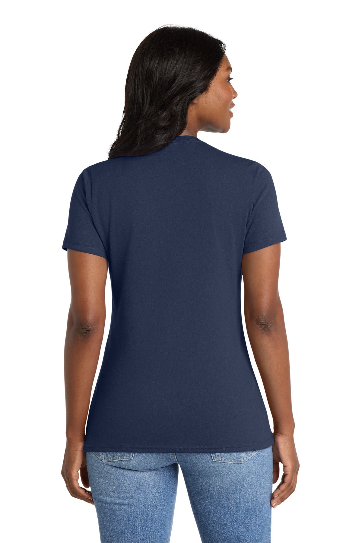 Port & Co Women's Core Blend Tee. LPC55