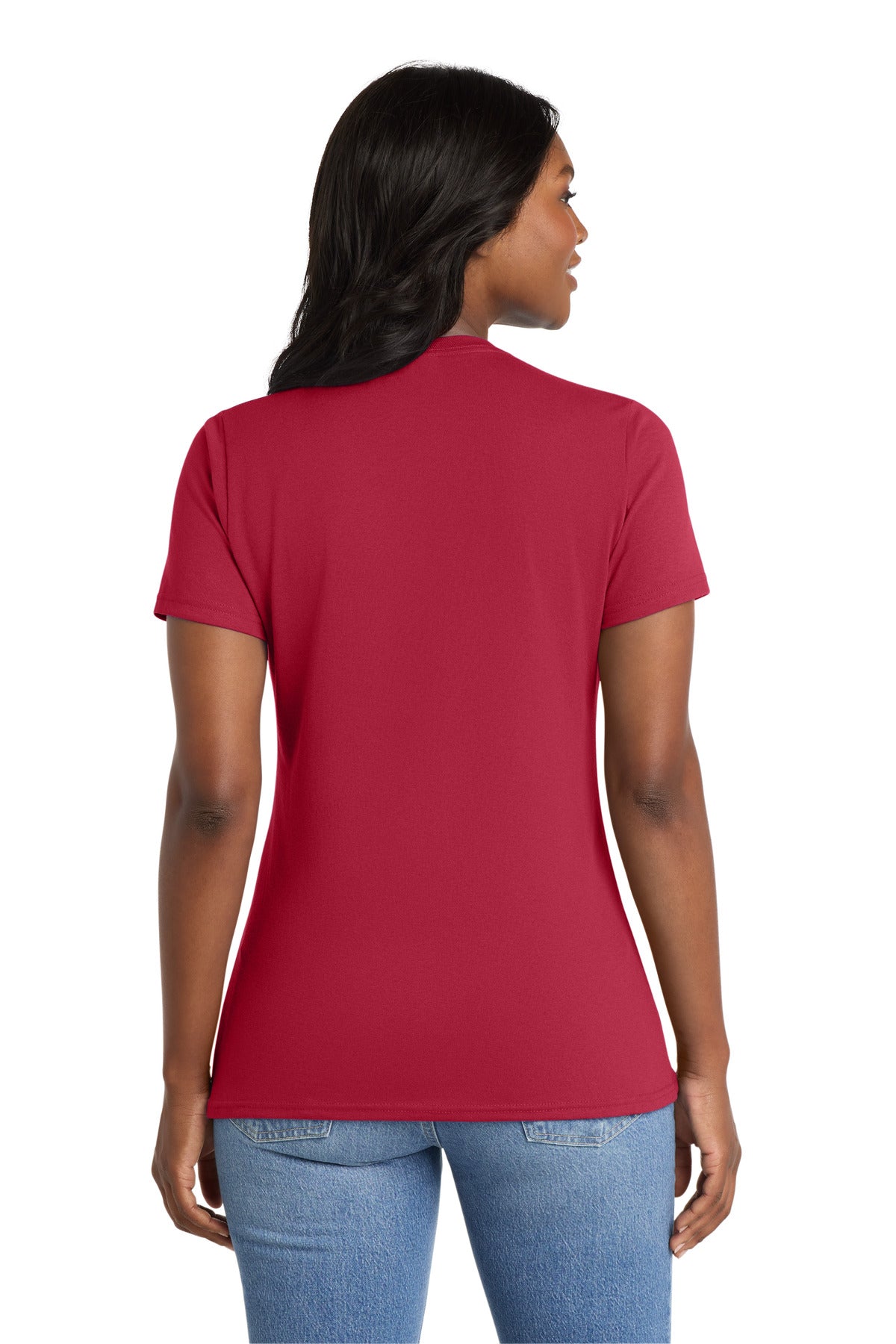 Port & Co Women's Core Blend Tee. LPC55