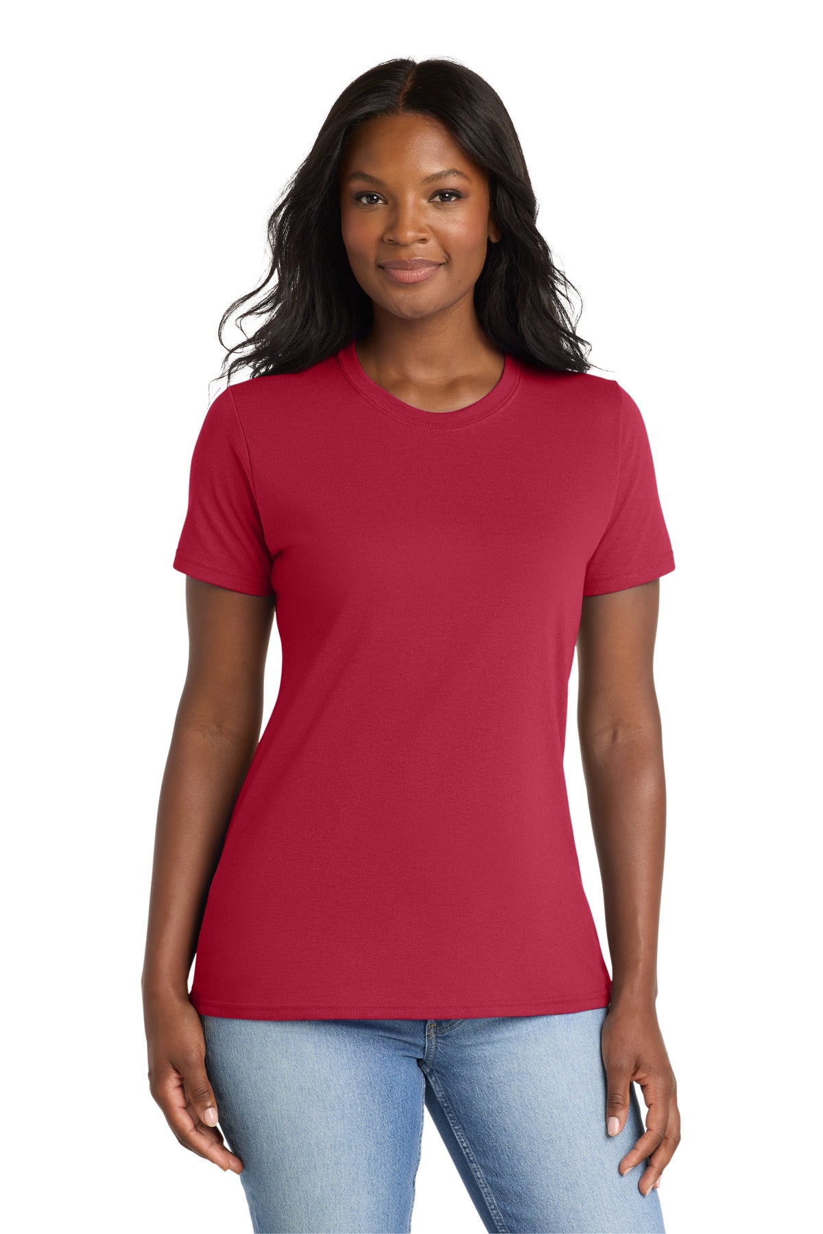 Port & Co Women's Core Blend Tee. LPC55