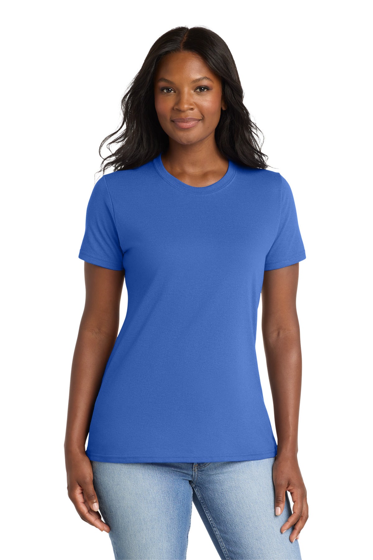 Port & Co Women's Core Blend Tee. LPC55