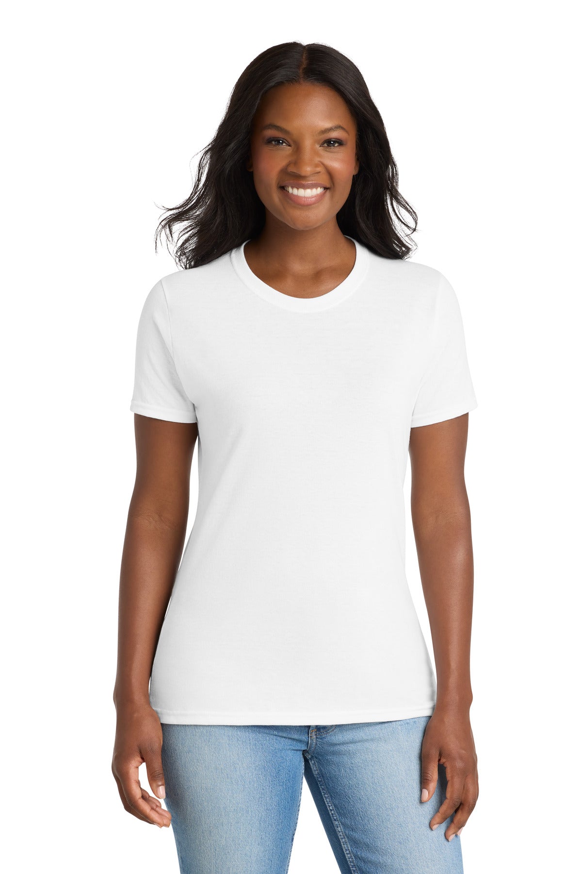 Port & Co Women's Core Blend Tee. LPC55