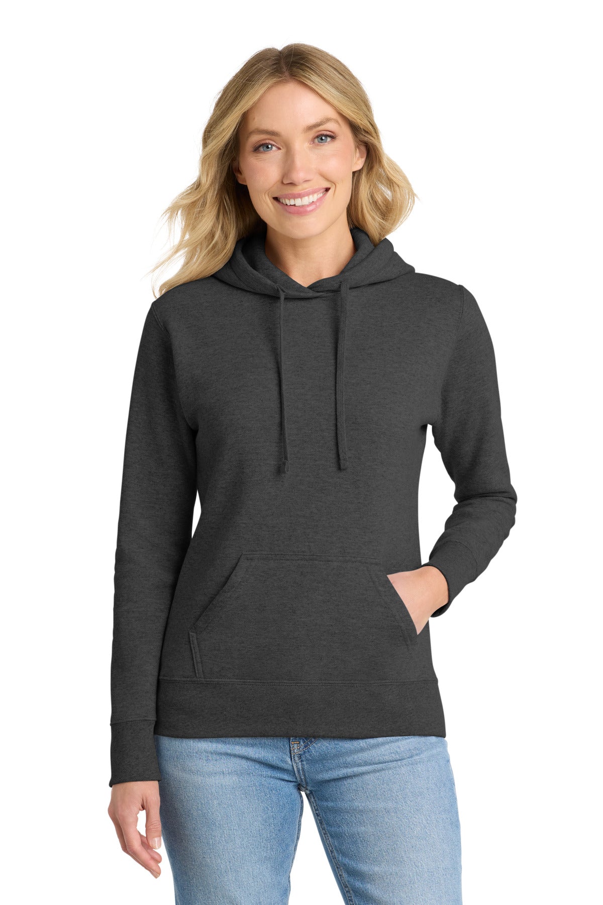 Port & Co Women's Core Fleece Pullover Hooded Sweatshirt LPC78H