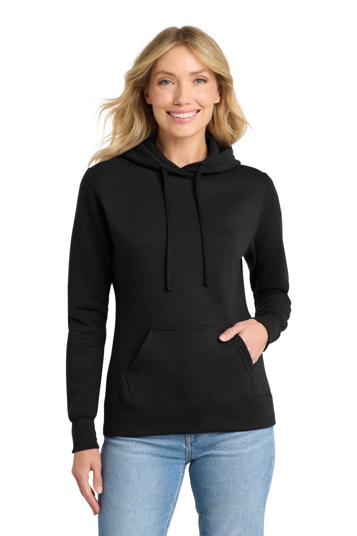 Port & Co Women's Core Fleece Pullover Hooded Sweatshirt LPC78H