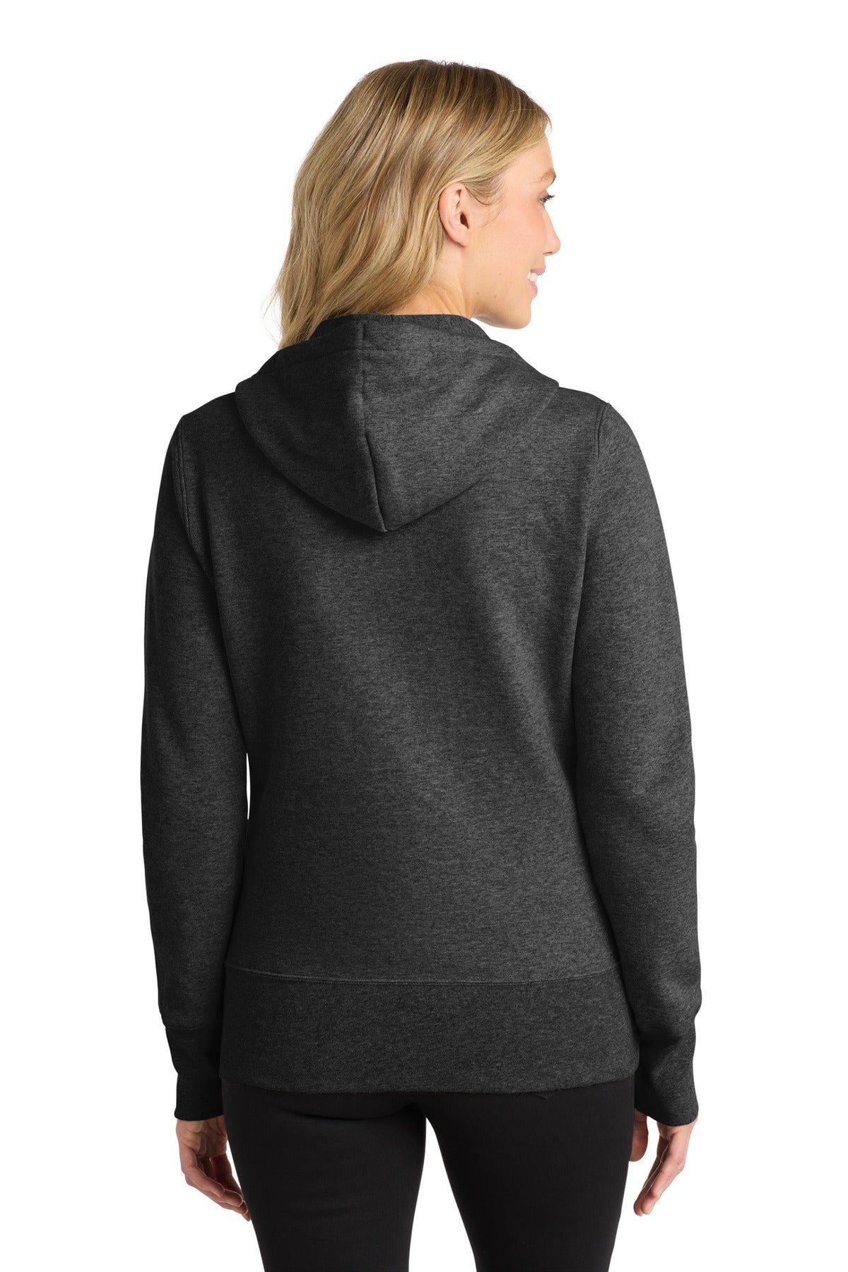 Port & Co Women's Core Fleece Full-Zip Hooded Sweatshirt. LPC78ZH