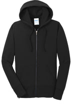 Port & Co Women's Core Fleece Full-Zip Hooded Sweatshirt. LPC78ZH