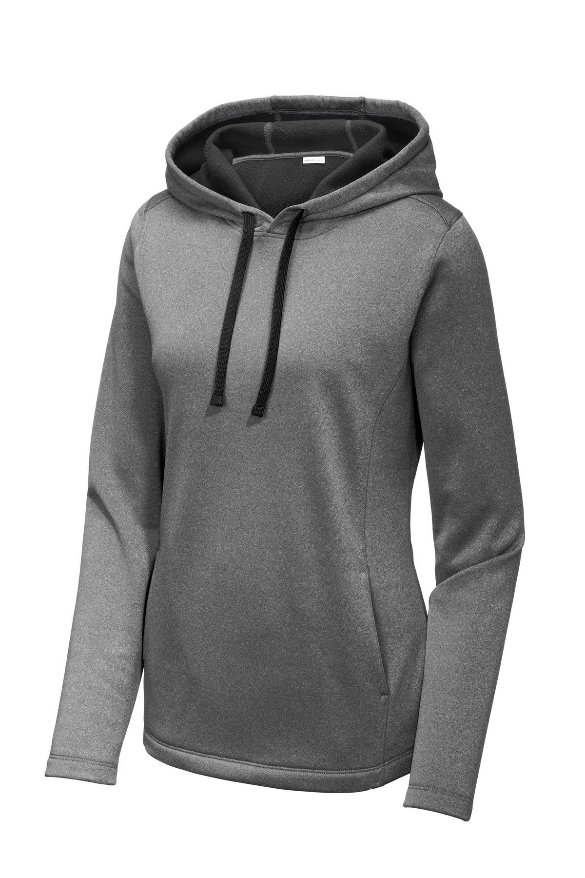 Sport-Tek  Women's PosiCharge  Sport-Wick  Heather Fleece Hooded Pullover. LST264