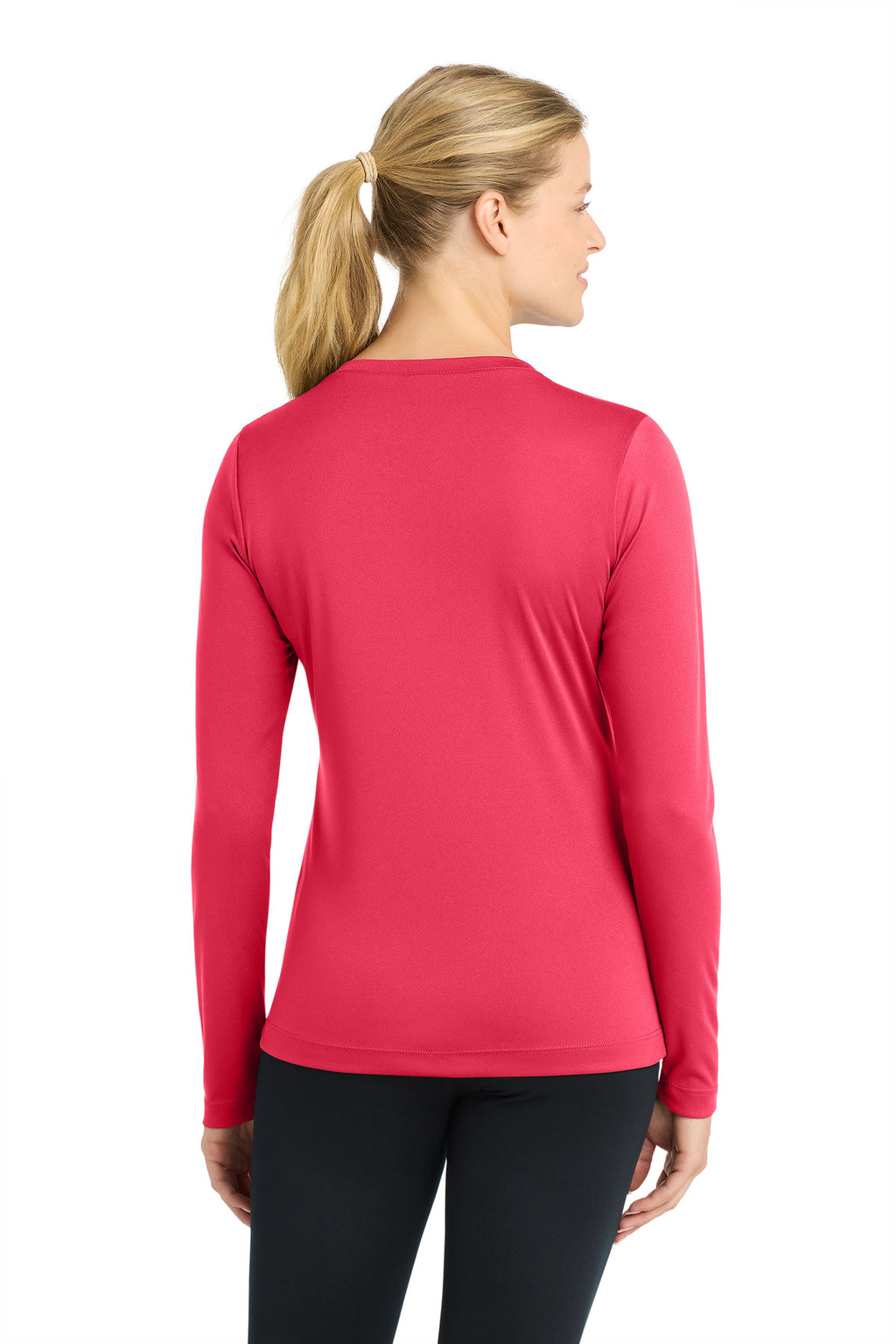 Sport-Tek Women's Long Sleeve PosiCharge Competitor V-Neck Tee. LST353LS