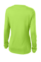 Sport-Tek Women's Long Sleeve PosiCharge Competitor V-Neck Tee. LST353LS