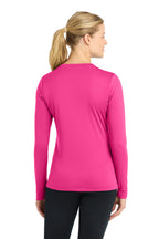 Sport-Tek Women's Long Sleeve PosiCharge Competitor V-Neck Tee. LST353LS