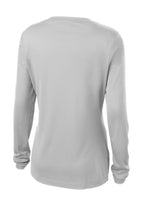 Sport-Tek Women's Long Sleeve PosiCharge Competitor V-Neck Tee. LST353LS