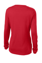 Sport-Tek Women's Long Sleeve PosiCharge Competitor V-Neck Tee. LST353LS