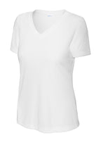 Sport-Tek Women's PosiCharge Competitor V-Neck Tee. LST353