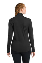 Sport-Tek  Women's PosiCharge  Tri-Blend Wicking 1/4-Zip Pullover. LST407