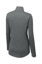 Sport-Tek  Women's PosiCharge  Tri-Blend Wicking 1/4-Zip Pullover. LST407