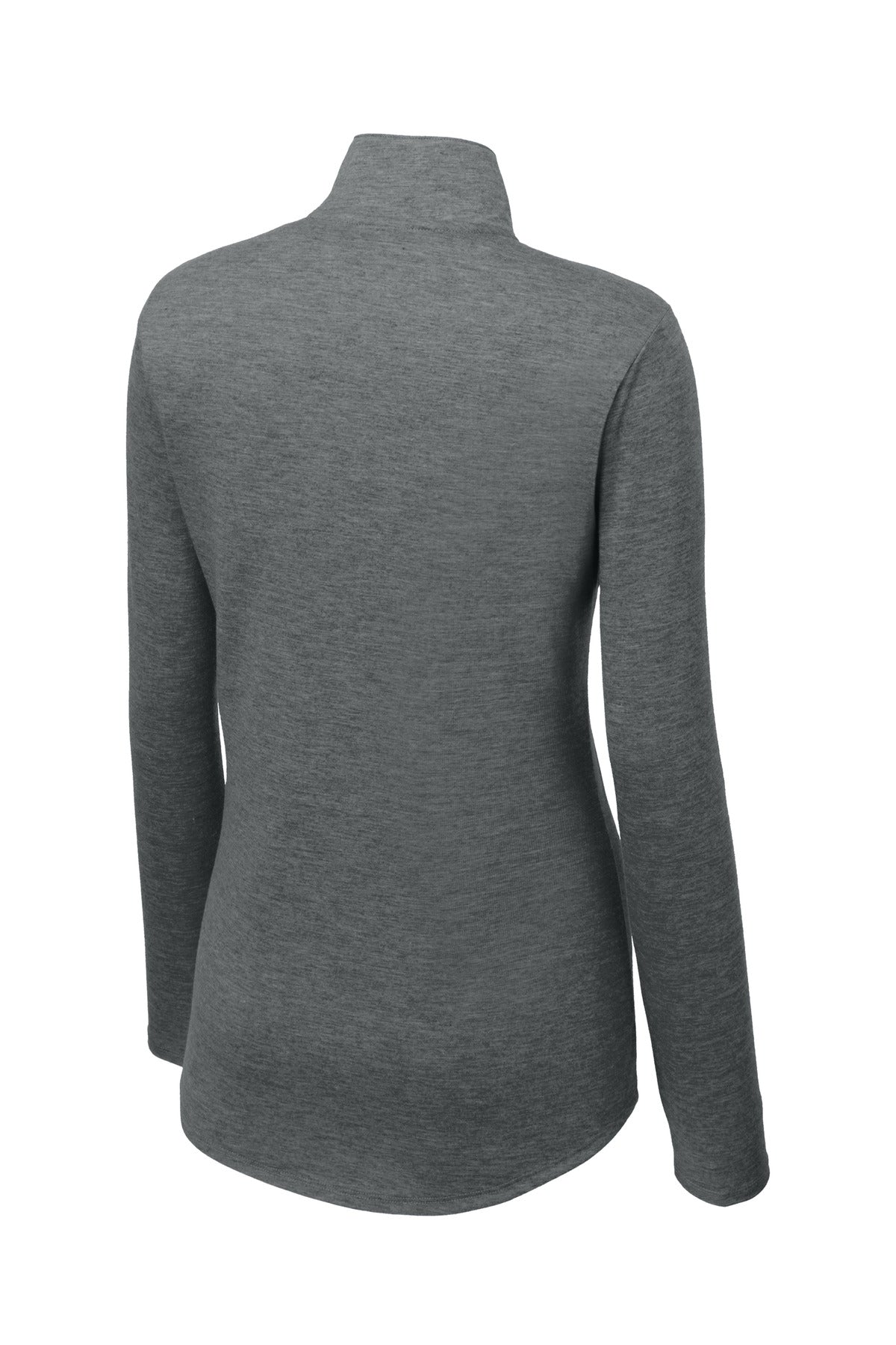 Sport-Tek  Women's PosiCharge  Tri-Blend Wicking 1/4-Zip Pullover. LST407